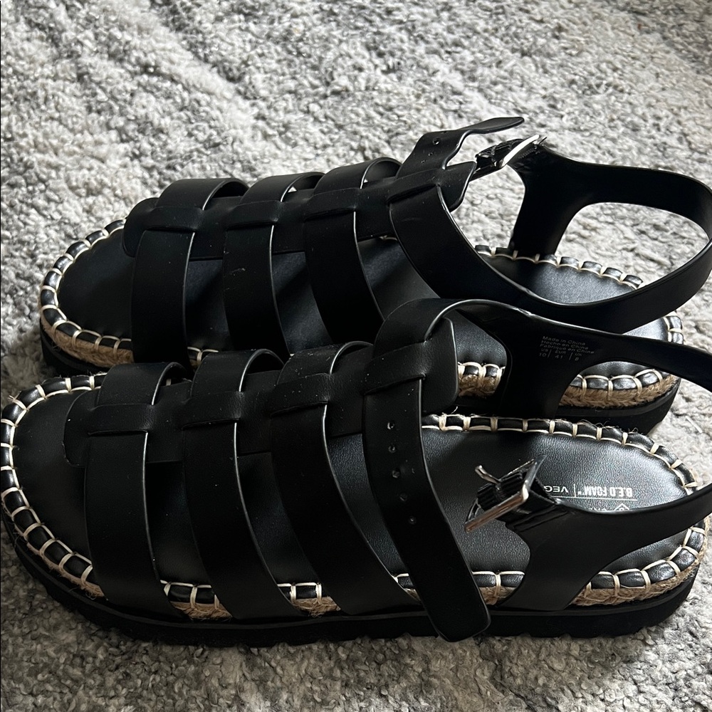 Call It Spring Black Sandals - Picture 4 of 5